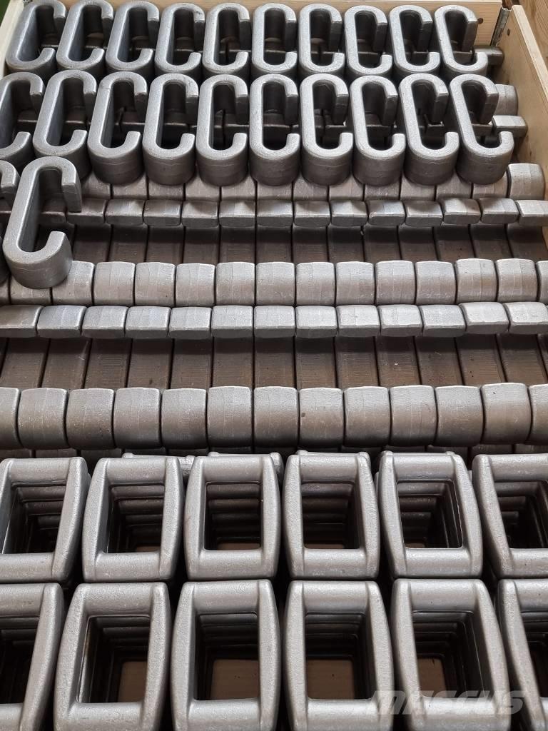 Clark Terra Gosenice, verige in podvozje