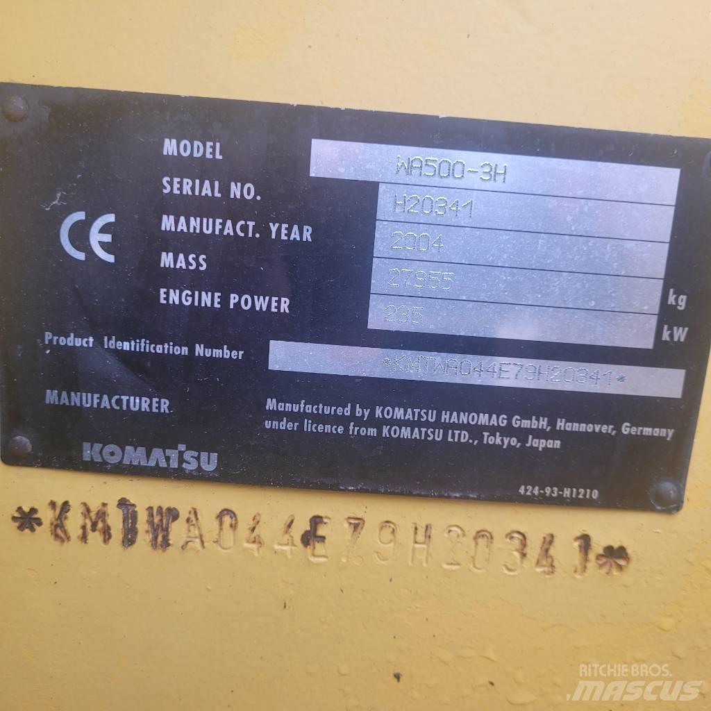 Komatsu WA500 Kolesni nakladalci