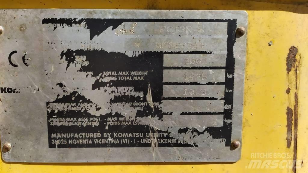 Komatsu PC 12 R-8 Mini bagri <7t