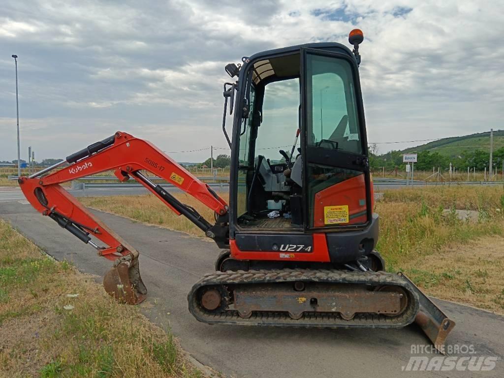 Kubota U 27-4 Mini bagri <7t