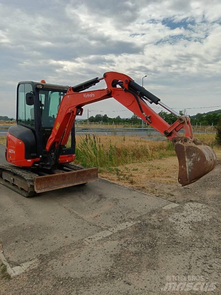 Kubota U 27-4 Mini bagri <7t