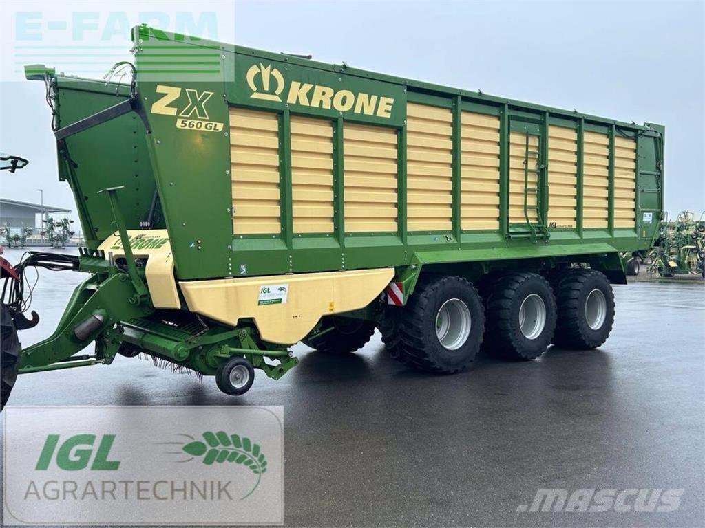 Krone zx 560 gl Prikolice za žito