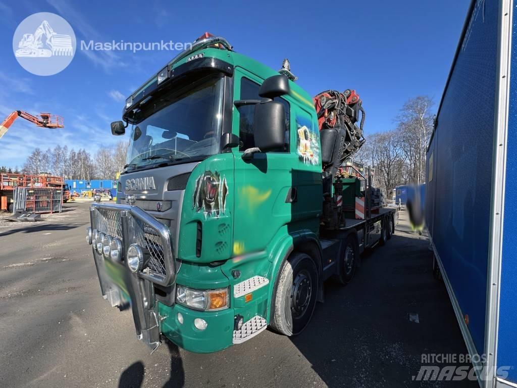 Scania R 440 LB Tovornjaki z žerjavom