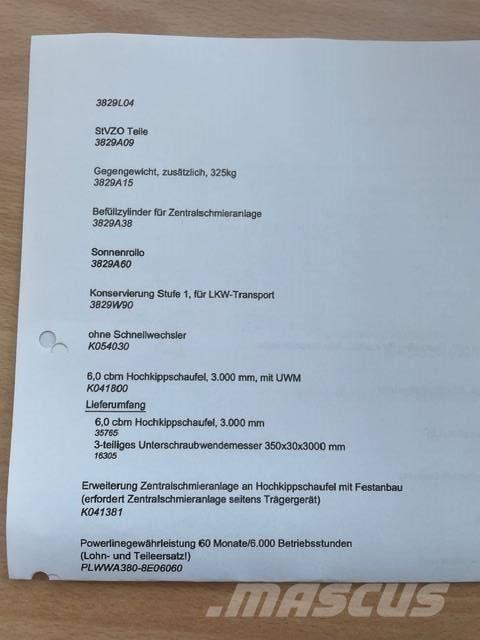 Komatsu WA 380-8 Kolesni nakladalci