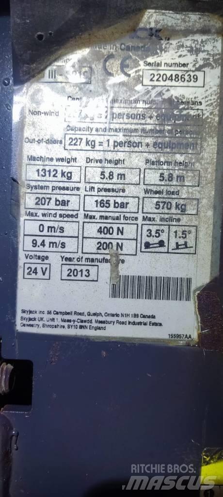 SkyJack Sjiii3219 Škarjaste dvižne ploščadi
