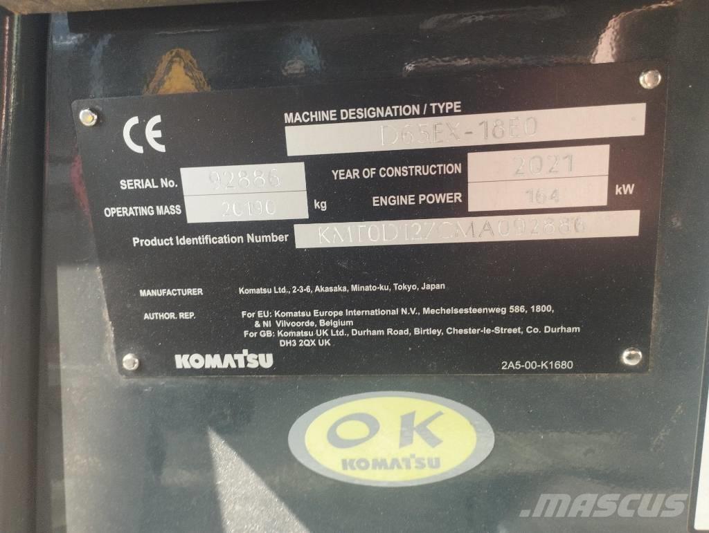 Komatsu D 65 EX-18 Buldožerji goseničarji