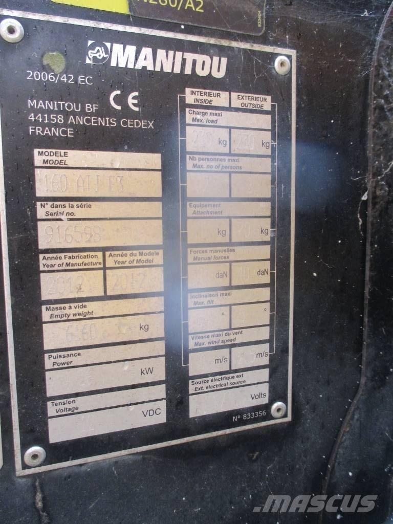 Manitou 160 ATJ Zglobne dvižne ploščadi