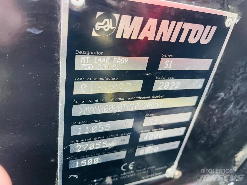 Manitou MT 1440 Easy Teleskopski viličarji
