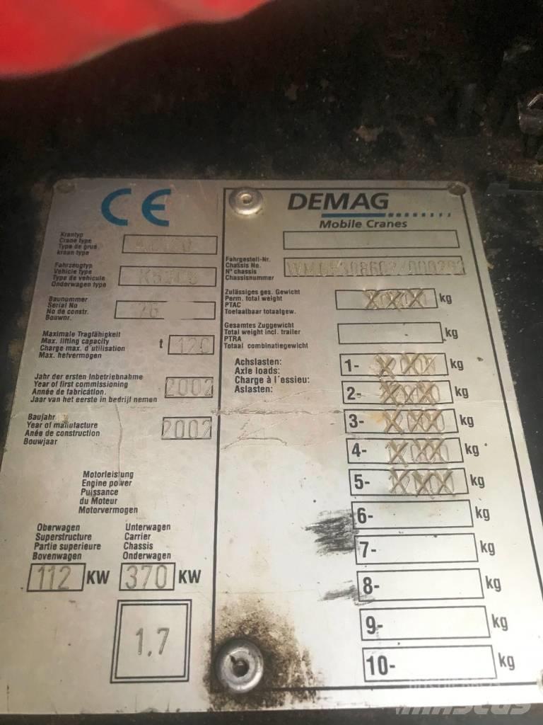Demag AC 120 Rabljeni žerjavi za vsak teren