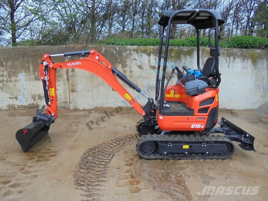 Kubota U 15-3 Mini bagri <7t