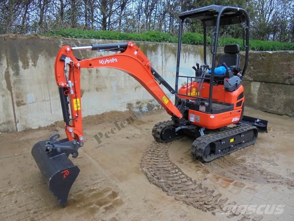 Kubota U 15-3 Mini bagri <7t