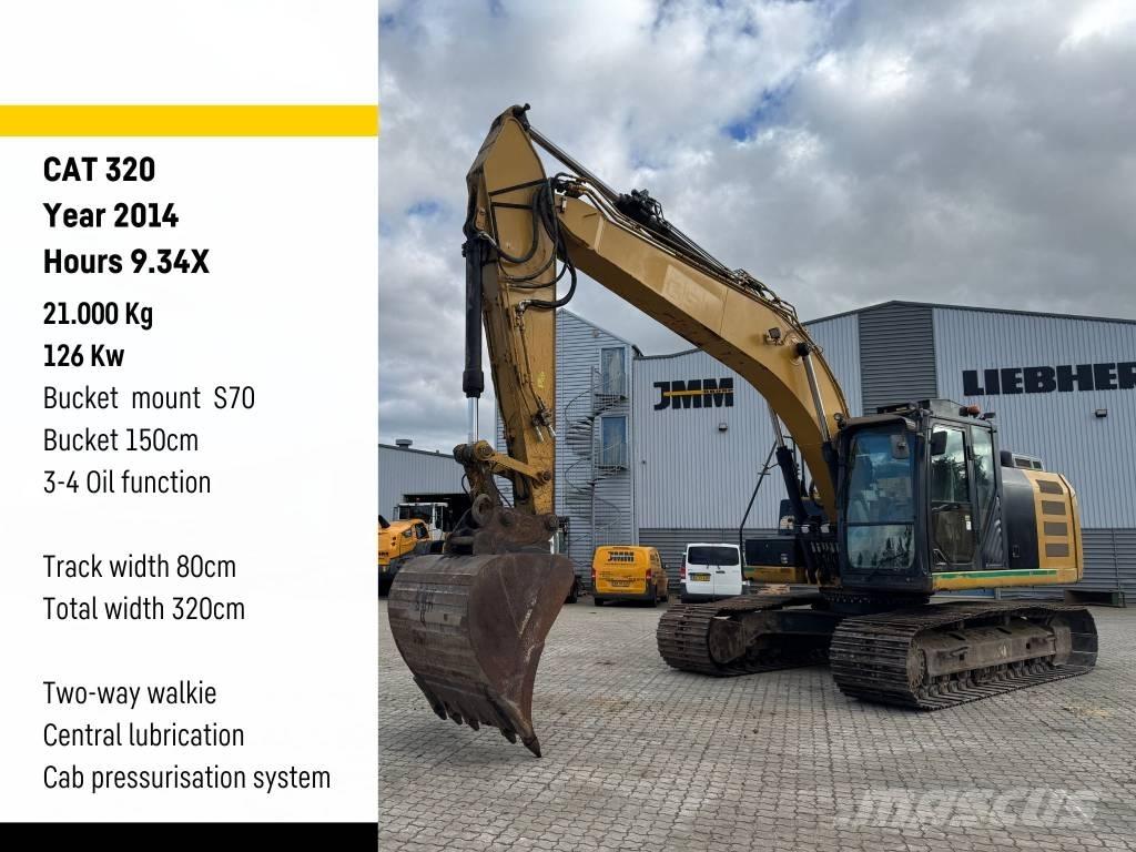 CAT 320 Bagri goseničarji
