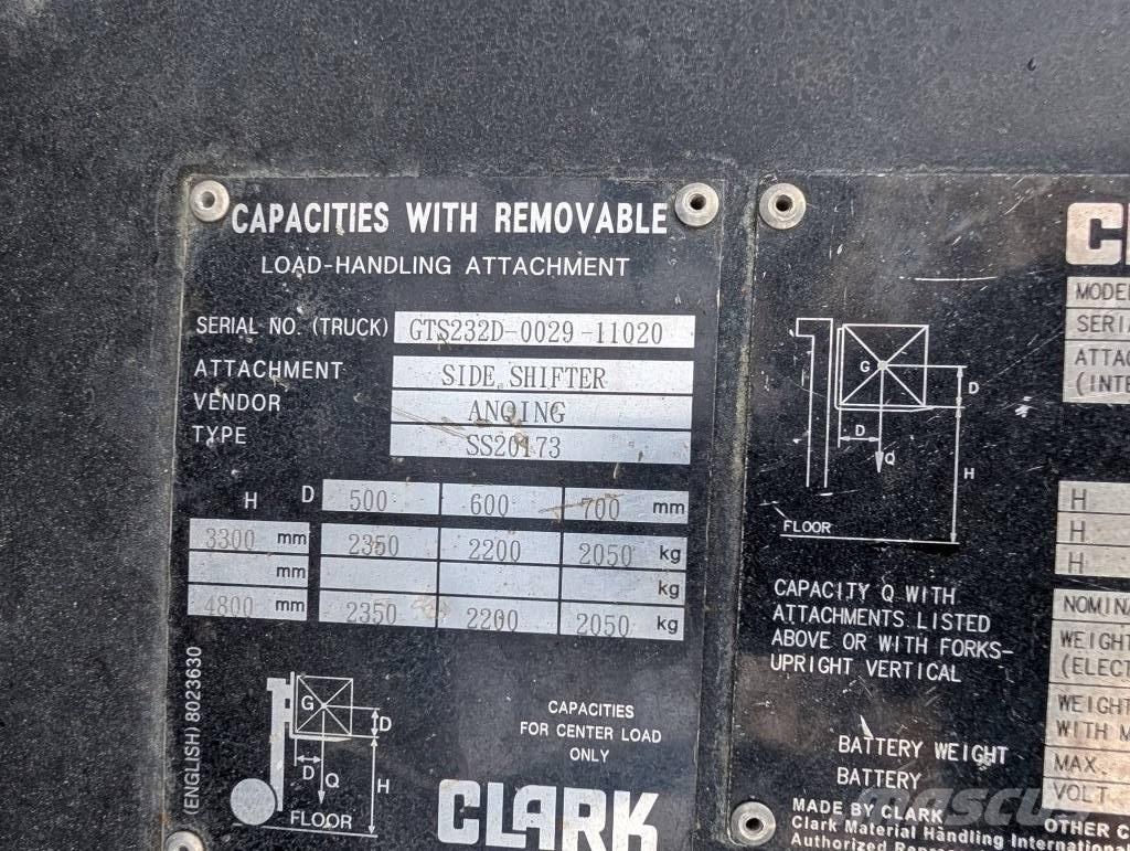 Clark GTS 25 D Dizelski viličarji