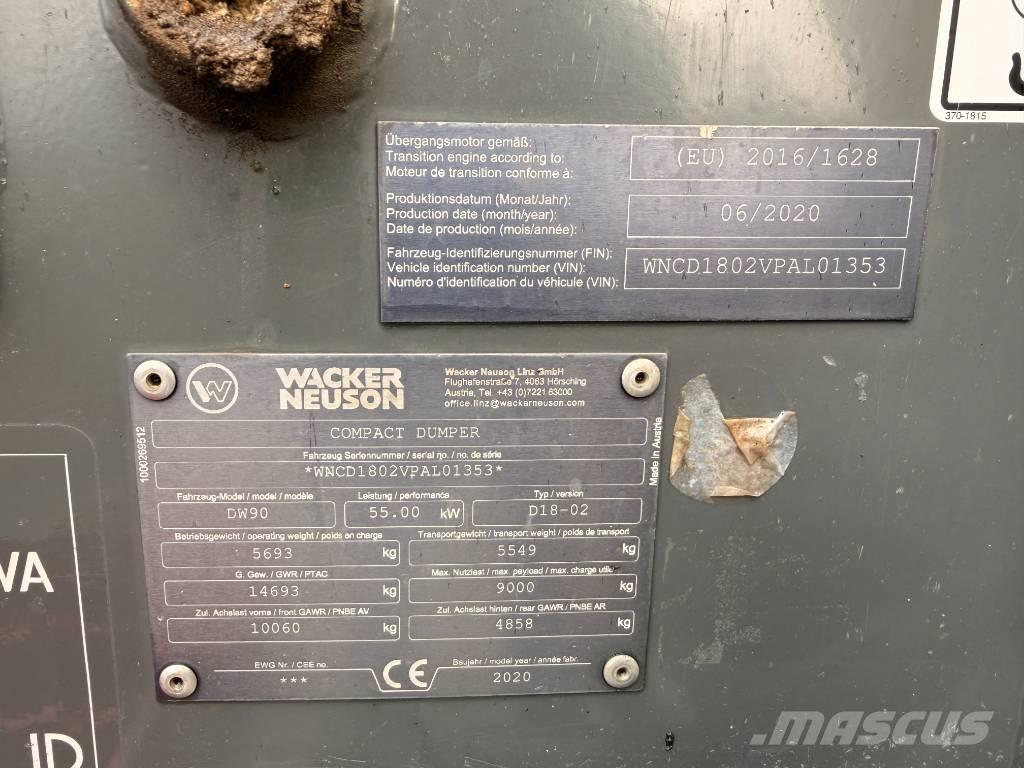 Wacker Neuson DW90 Ne cestni demperji