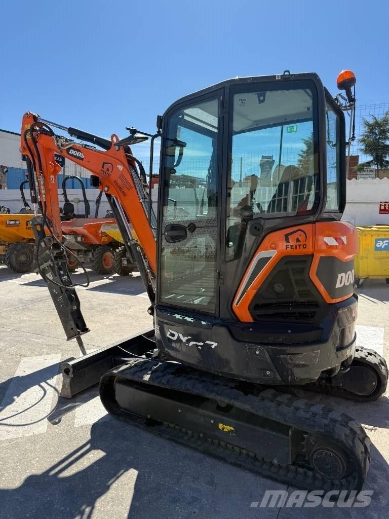 Doosan DX 27 Z Mini bagri <7t