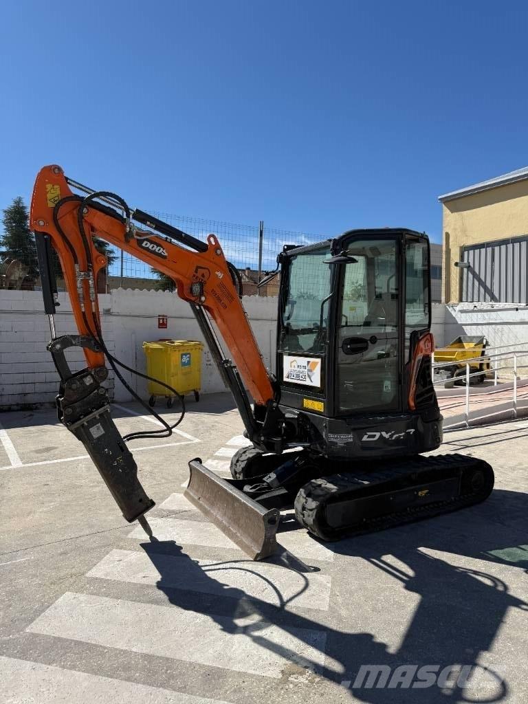 Doosan DX 27 Z Mini bagri <7t
