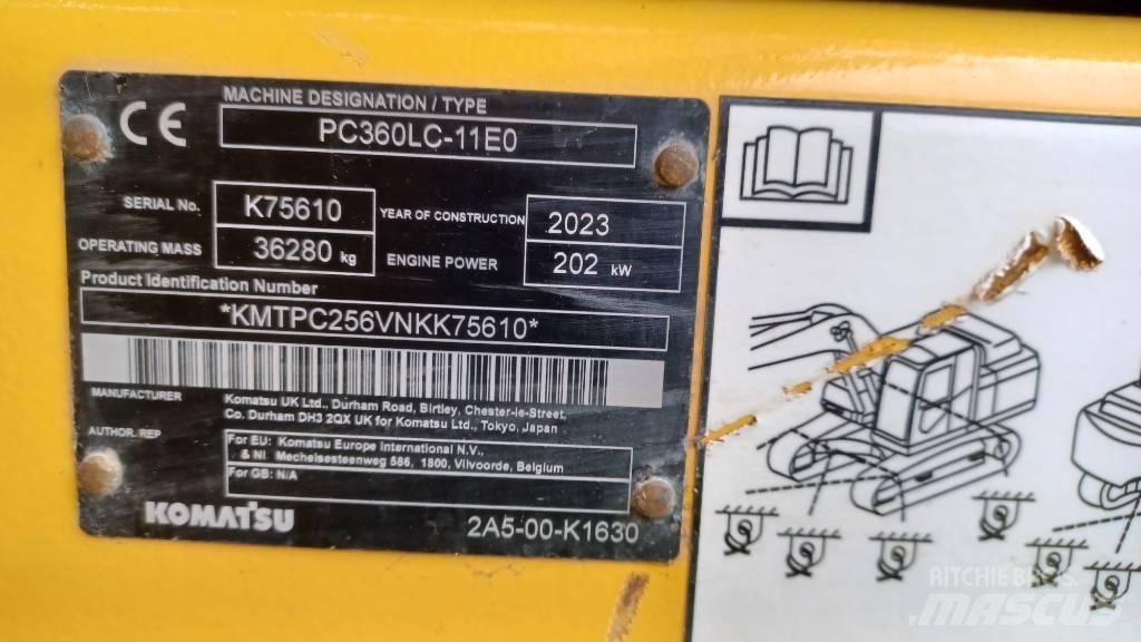 Komatsu PC360LC-11E0 Bagri goseničarji