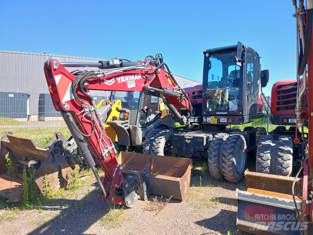 Yanmar B 75 W Bagri na kolesih