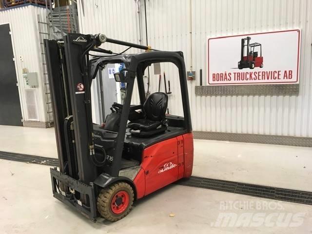 Linde E 16 H - 01 Električni viličarji