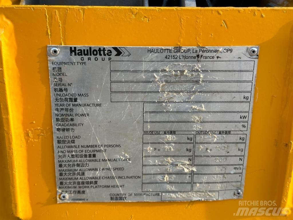 Haulotte OPTIMUM 8 Škarjaste dvižne ploščadi