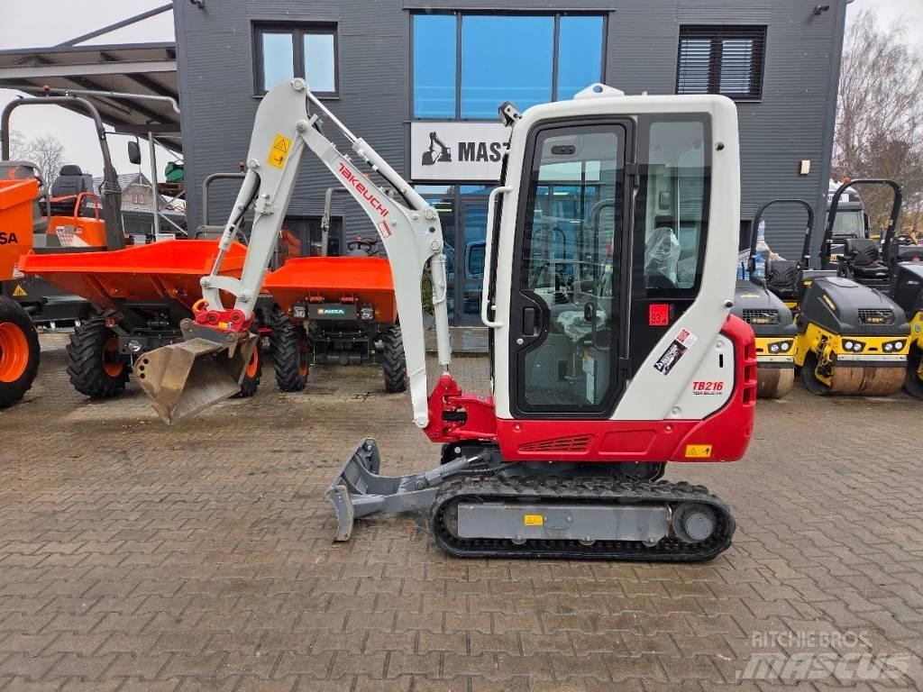 Takeuchi TB 216 Mini bagri <7t