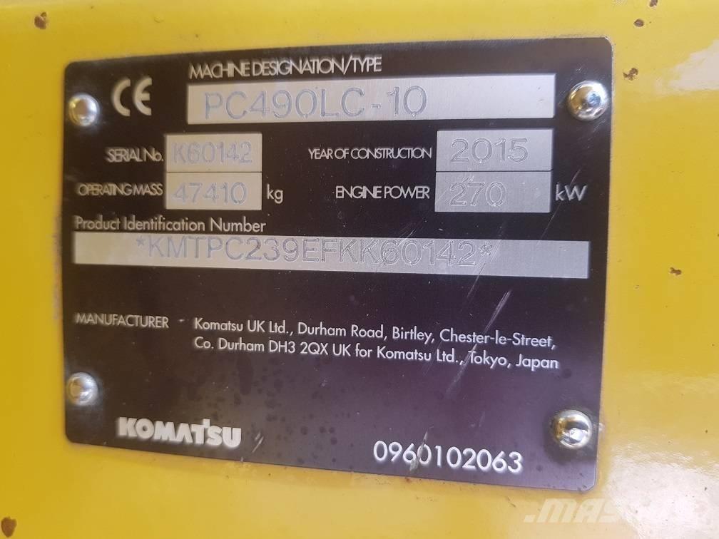 Komatsu PC 490 LC-10 Bagri goseničarji