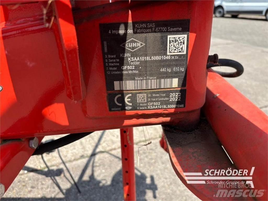 Kuhn GF 502 Obračalniki in zgrabljalniki