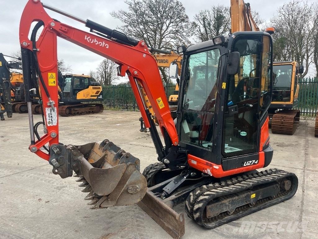 Kubota U 27-4 Mini bagri <7t