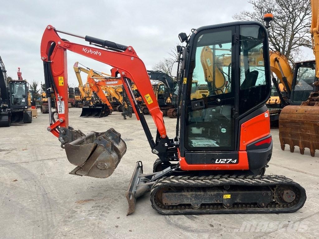 Kubota U 27-4 Mini bagri <7t