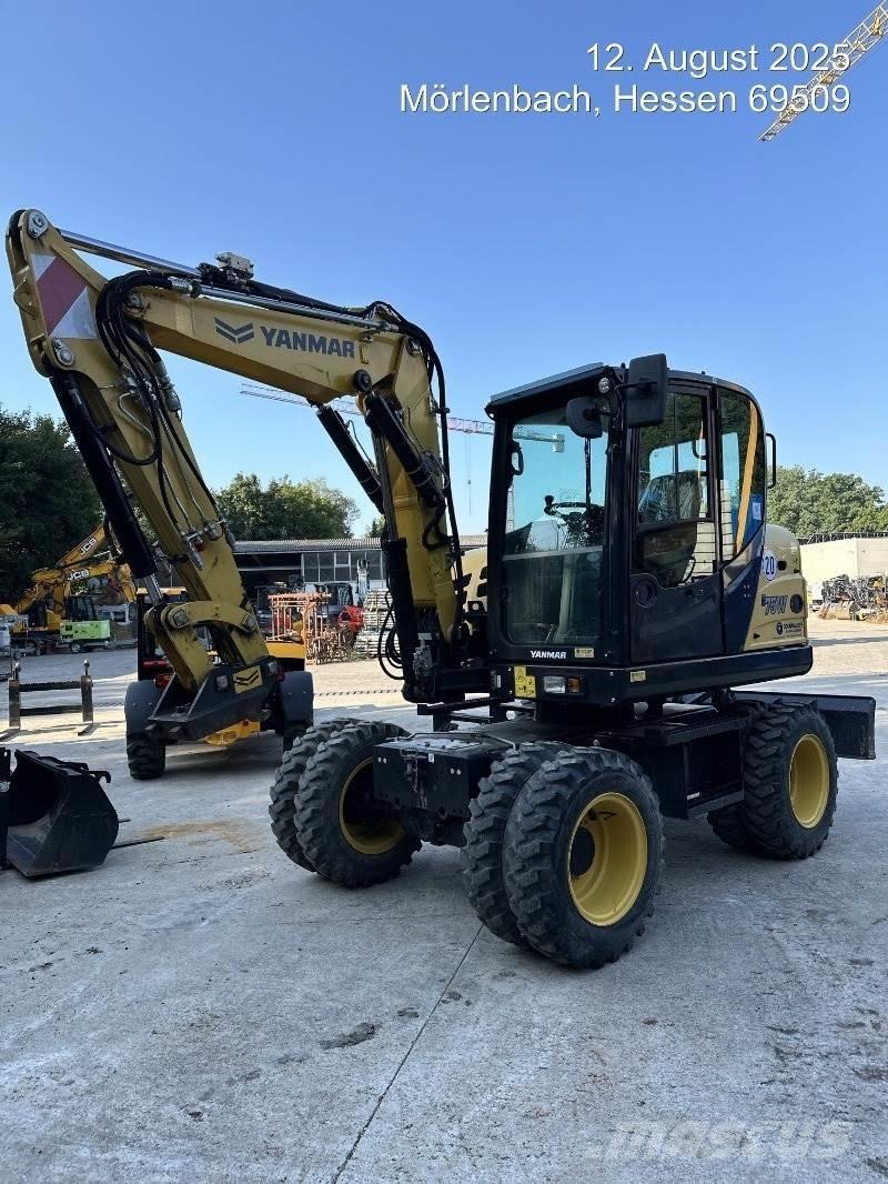 Yanmar B75W Bagri na kolesih