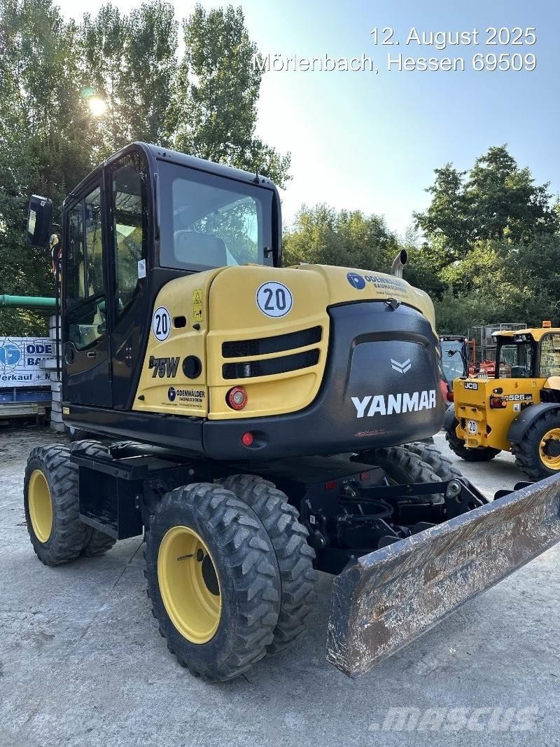Yanmar B75W Bagri na kolesih