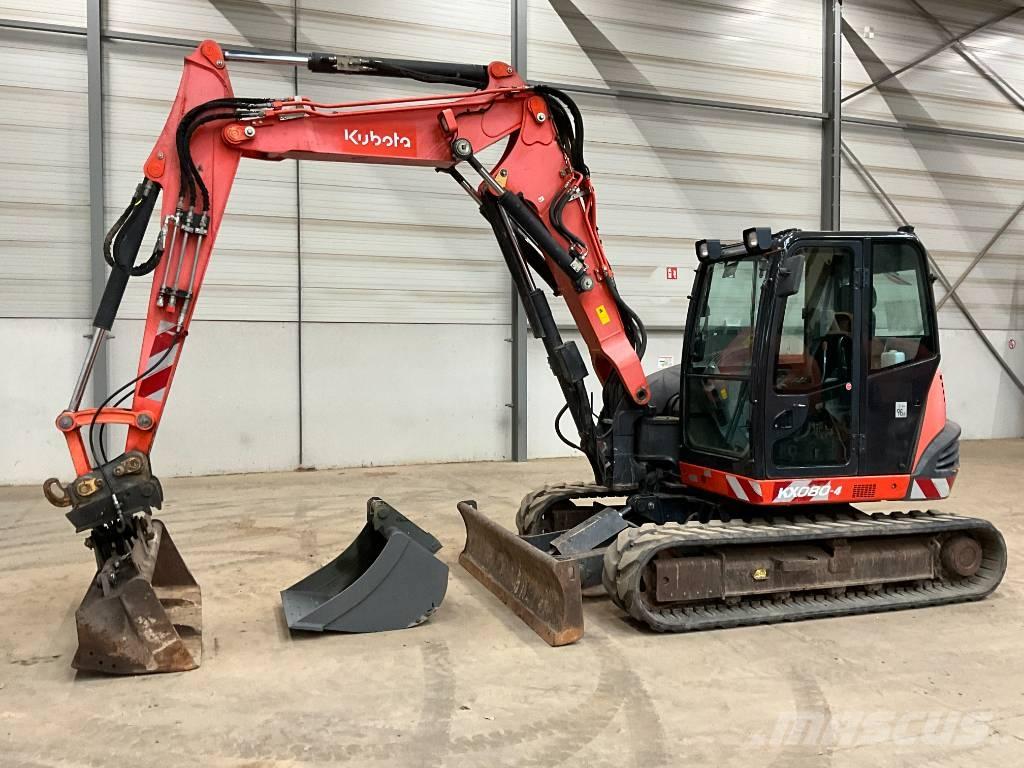 Kubota KX 080-4 Midi bagri 7t – 12t