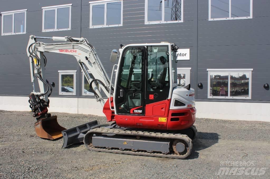 Takeuchi TB 260 Mini bagri <7t