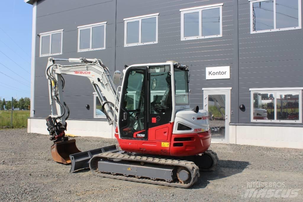 Takeuchi TB 260 Mini bagri <7t