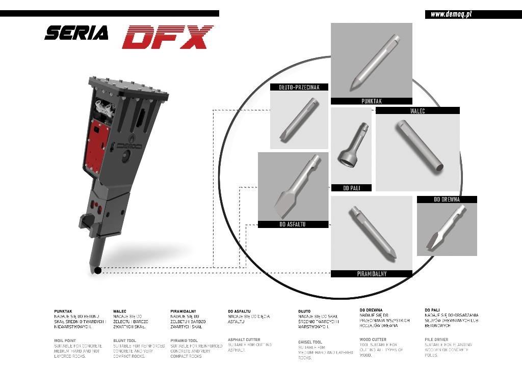  DEMOQ DFX5000 Kladiva