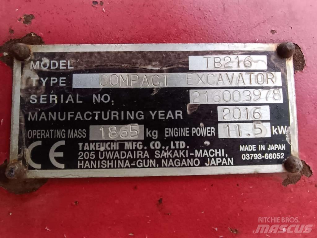 Takeuchi TB216 Drugo