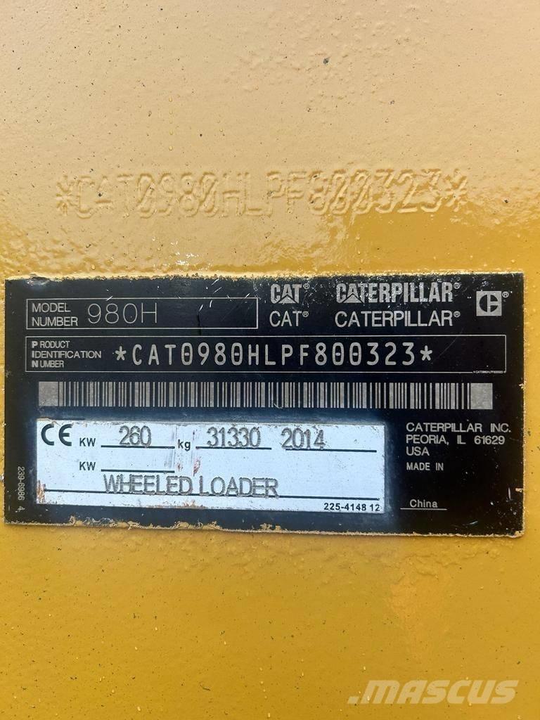 CAT 980H Kolesni nakladalci