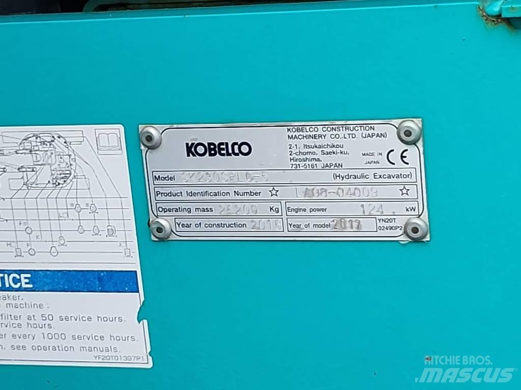 Kobelco SK230SRLC-5 Bagri goseničarji