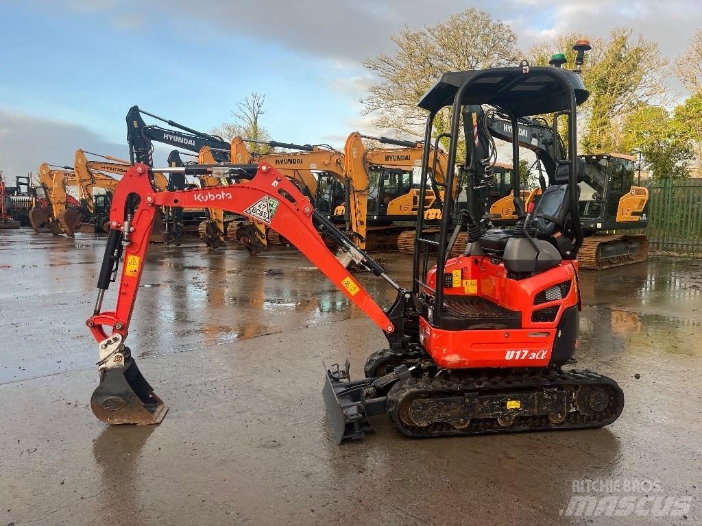 Kubota U 17-3 Mini bagri <7t