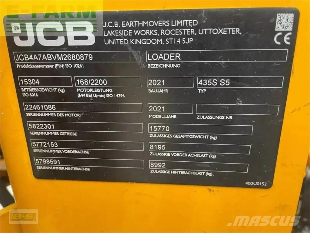 JCB 435s s5 Mini bagri <7t