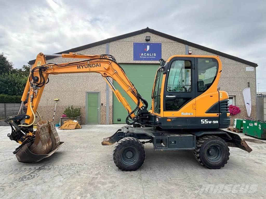 Hyundai R55W-9A Bagri na kolesih