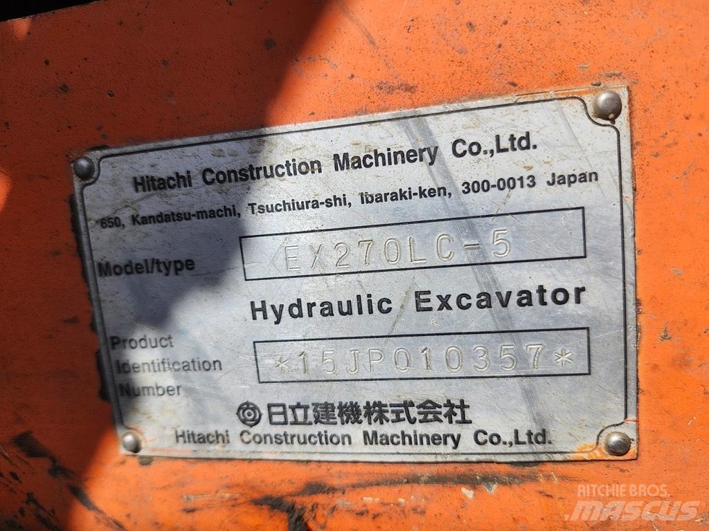 Hitachi EX 270 LC-5 Bagri goseničarji