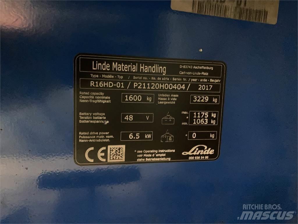 Linde R16HD Viličarji s pomičnim teleskopom