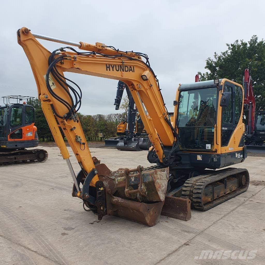 Hyundai R55 Mini bagri <7t