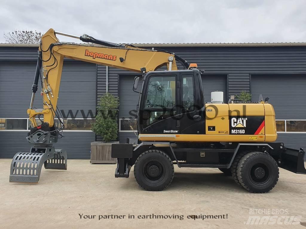 CAT M316D Bagri na kolesih