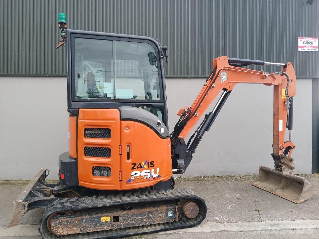 Hitachi ZX 26 U-6 Mini bagri <7t