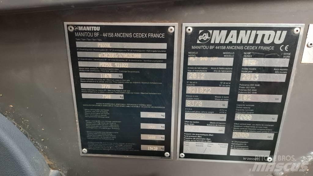 Manitou MLT 840-137 Teleskopski viličarji