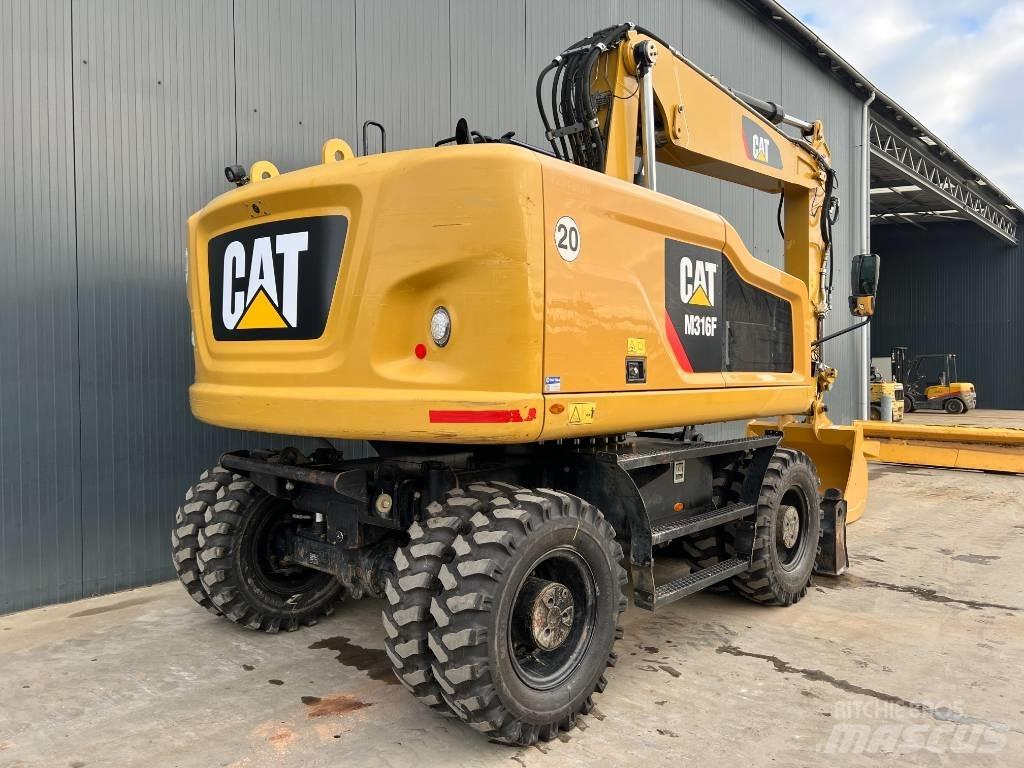 CAT M316F Bagri na kolesih