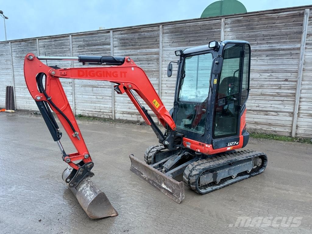 Kubota U 27-4 Mini bagri <7t
