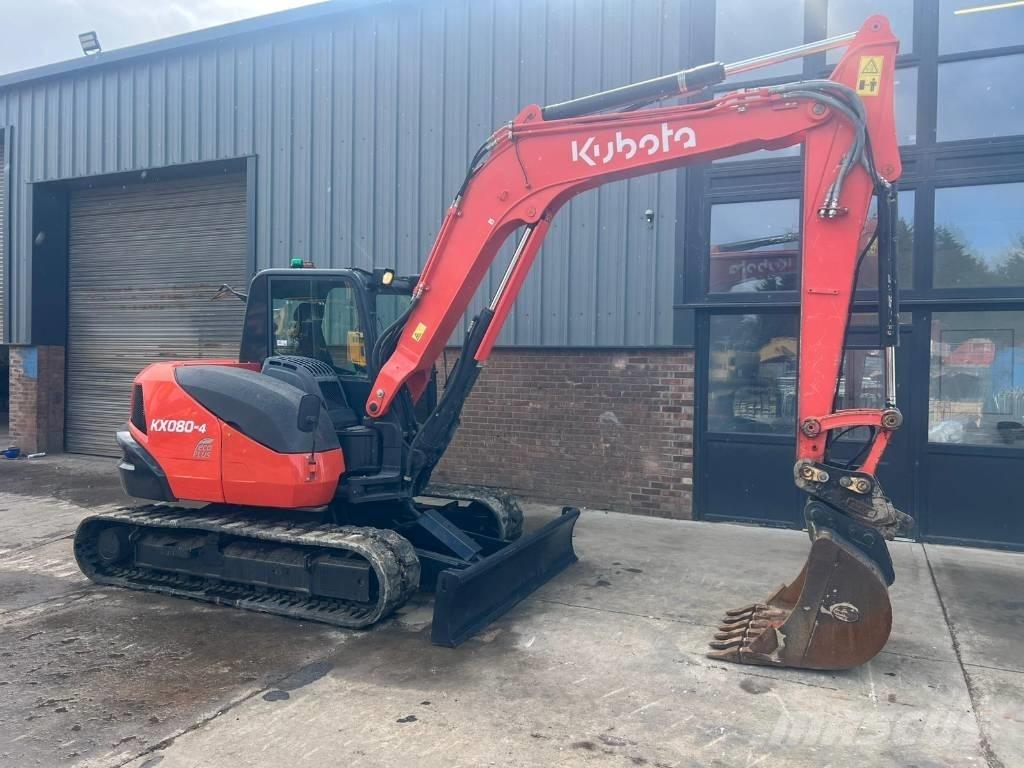 Kubota KX 080-4 Mini bagri <7t